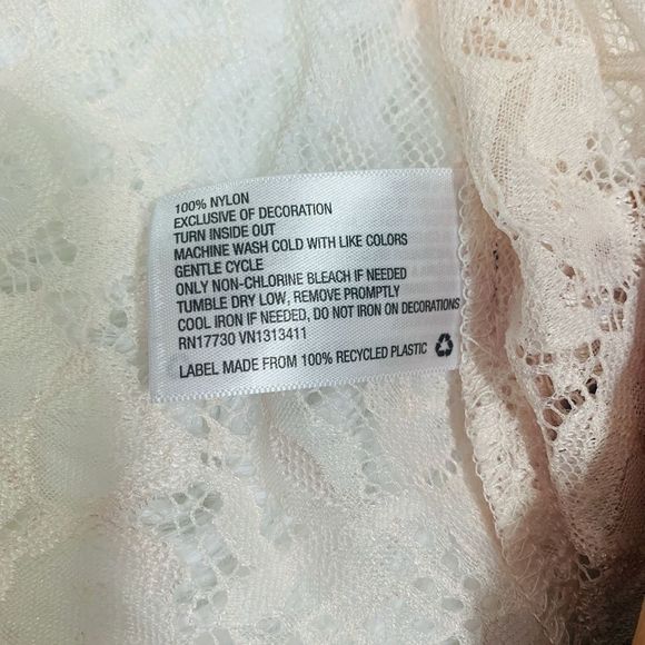 Xhilaration Pink Lace Open Cardigan Bell Sleeve XS - Picture 13 of 15